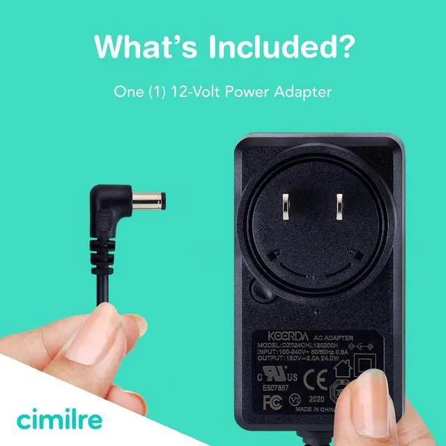 Alt view image 2 of 3 - Cimilre S6 Series Power Adapter, Spare Breast Pump Adapter for S6 & S6+, One 12 Volt Power Adapter Charger