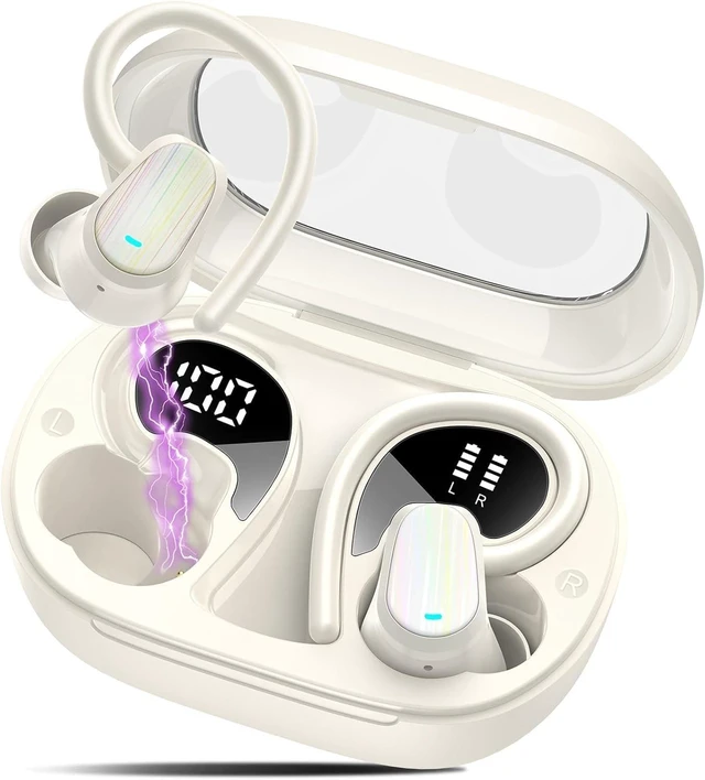 Main image of Wireless Earbuds Bluetooth 5.4, 50H Playtime Sport Earphones with Earhooks