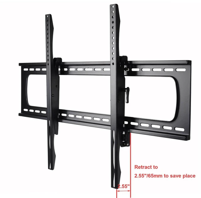 Alt view image 4 of 5 - VideoSecu Heavy Duty Extra-Large Tilt TV Wall Mount Bracket for Most 55"-90" LED, LCD, OLED, Plasma Flat Screen TVs up to VESA 1000x700 mm and Loading 280lbs Fits 16" and 24" Wall Studs MP806B WVT