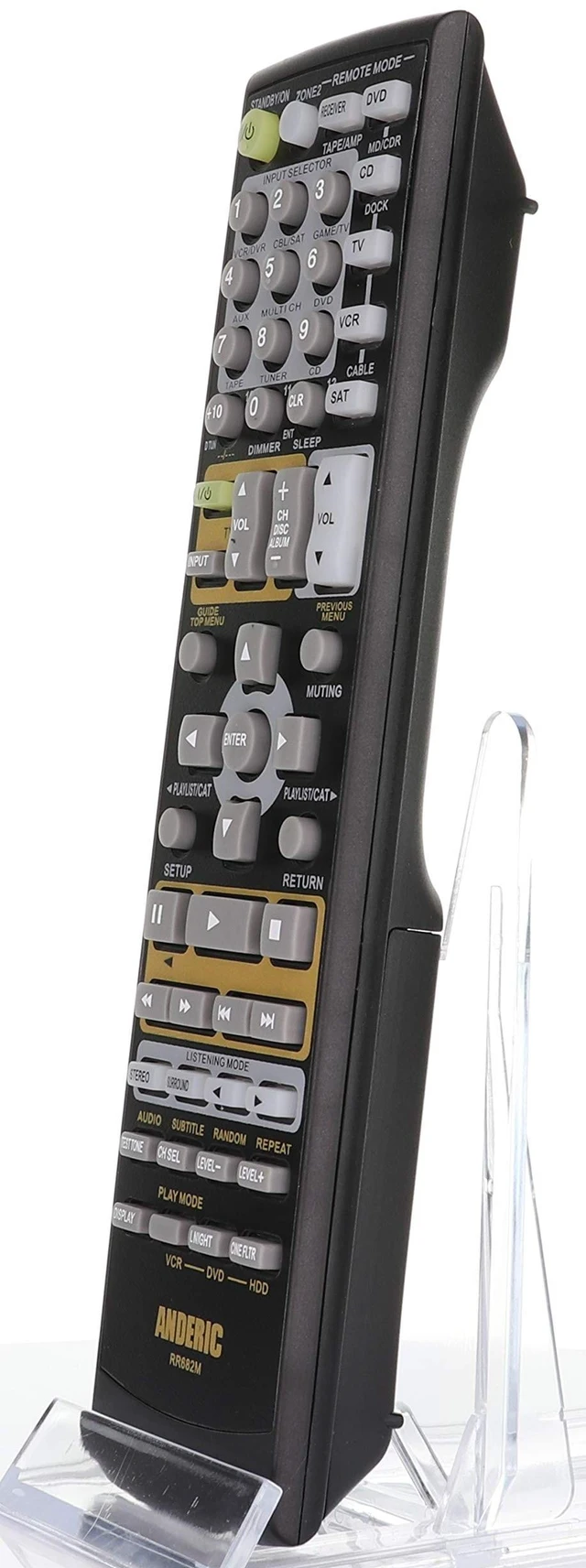 Alt view image 3 of 3 - ANDERIC RR682M for Onkyo Receiver Remote Control