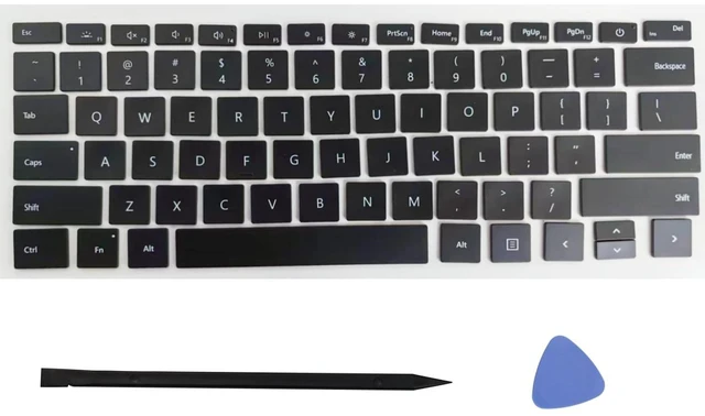 Main image of Replacement Keycap Keys Fit for Microsoft Surface Laptop 3/4/5 (Black)