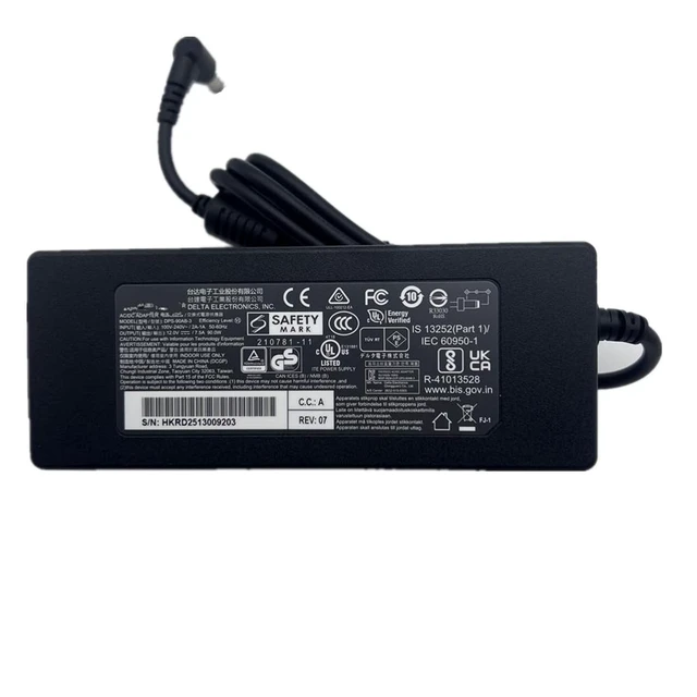 Alt view image 4 of 5 - Genuine 90W 12V 7.5A 90W DPS-90FB A DPS-90AB-3 Power Supply AC Adapter Compatible with Delta QNAP TS-451 TS-431 TS-453 TS-269 NAS HU10065-110687 Laptop Power Adapter