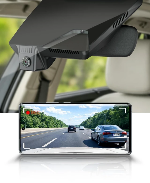 Main image of Fitcamx 4K Dash Cam Suitable for Hyundai IONIQ 5 2025-2026 (has 7 Vents/HD2-Ni000) & IONIQ 5 N, Integrated OEM Look, 2160P UHD Video, WiFi & APP, Loop Recording, G-Sensor, Easy to Install, 64GB Card