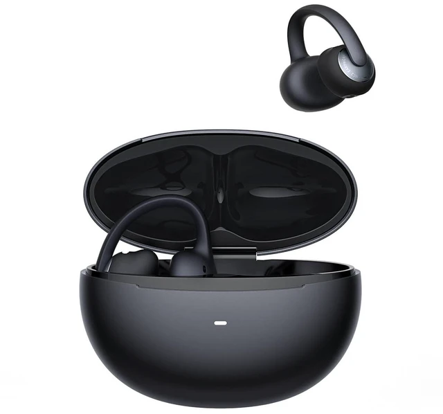 Main image of Baseus Bowie Series Open Ear Clip On Earbuds, CloudComfort 2.0 Wrap-Around Comfort, 5.1g Lightweight, LDAC Hi-Res Audio, 55H Playtime, 4-Mic AI Clear Call, IP67 Waterproof for Gym & Workouts
