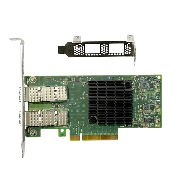 Alt view image 2 of 5 - MCX4121A-ACAT with Mellanox ConnectX4 2 Ports25Gigabit Ethernet Card PCI-E 3.0 PCIe X8 Ethernet Card Network Adapter
