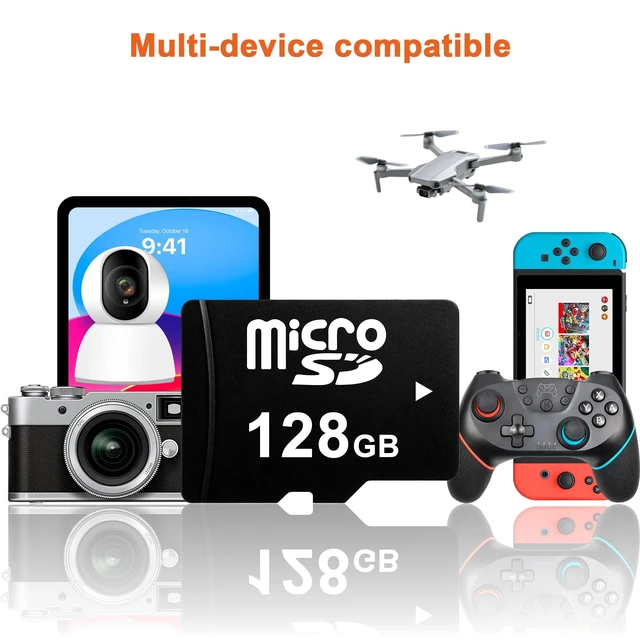 Alt view image 3 of 4 - JUFINX High Speed 128GB Micro SD Card