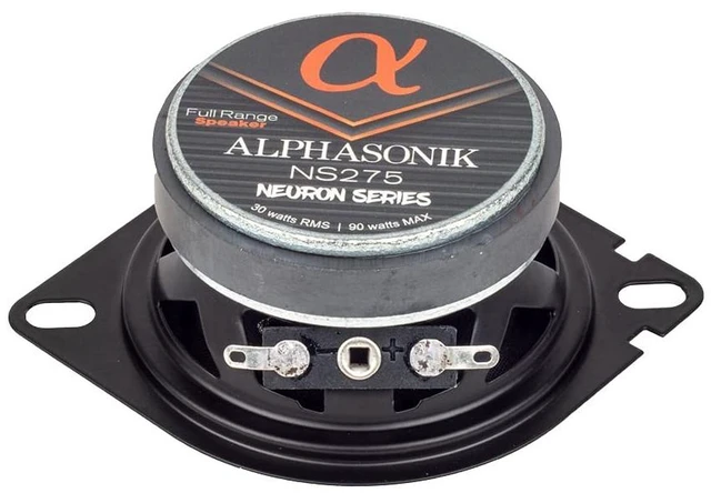 Alt view image 5 of 5 - Alphasonik 1 Pair of NS275 Neuron Series 2.75" (180 Watts Max for The Pair) 90 Watts Max Per Speaker Full-Range Car Audio Speaker with Paper Cone