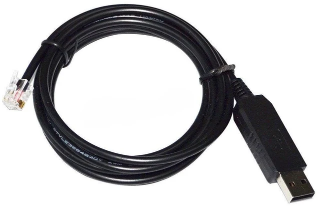 Alt view image 2 of 5 - Pidwaok USB to RJ22 4P4C Cable for Losmandy Gemini-1 System, 1.8m RS232 PC Control Cable