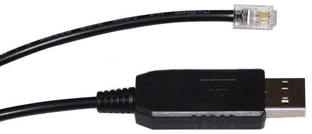 Alt view image 5 of 5 - Pidwaok USB to RJ22 4P4C Cable for Losmandy Gemini-1 System, 1.8m RS232 PC Control Cable