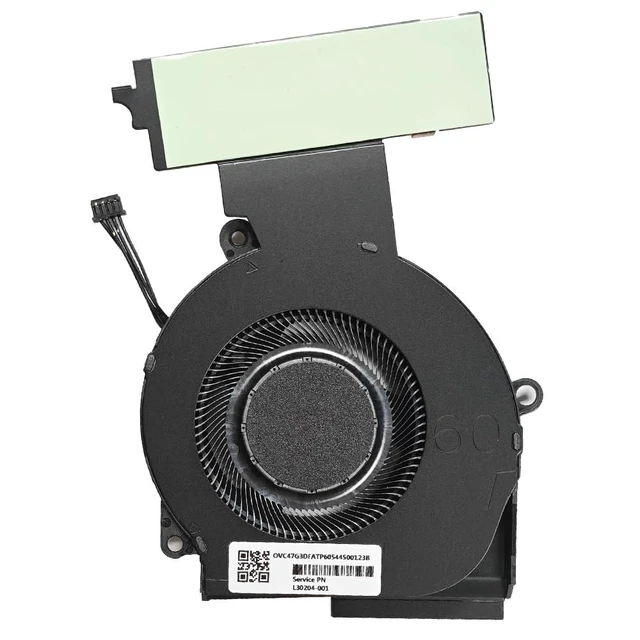 Alt view image 5 of 5 - New CPU+GPU Cooling Fan Replacement for HP OMEN 15-DC 15-dc1058wm 15-dc1054nr 15-dc0051nr 15-dc1084nr 15-dc0010nr 15-dc0052nr 15-dc0030nr TPN-Q211 P/N:L30203-001 L30204-001 L29354-001 L29355-001