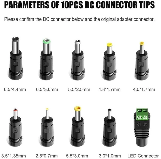 Alt view image 5 of 5 - KFD 24V Universal Adapter for Levoit Vital 200S Air Purifier Logitech G920 G29 G923 G25 G27 G940,Silhouette Cameo 5 4 3 2 1,Brother ScanNCut 2 LD1484001 ImageCenter ADS-2700W Scanner Powe