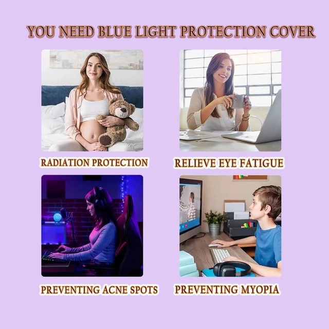 Alt view image 4 of 5 - LYLSMGS Hanging 21 inch Blue Light Blocking Panel for Monitor