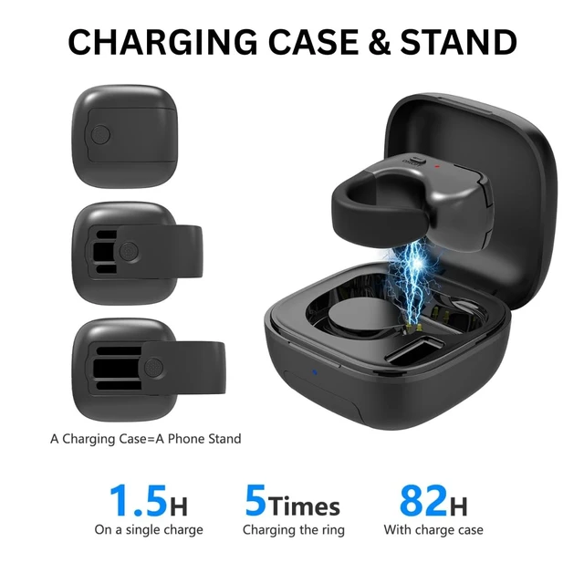Alt view image 2 of 5 - INSTAWOW AirKlc Finger Ring Mouse Version 2.0, Bluetooth Touchpad, Cursor Control, Video Touch Scroll, Compatible with PC, Laptop, Mobile, Tablet, Comes with USB Dongle