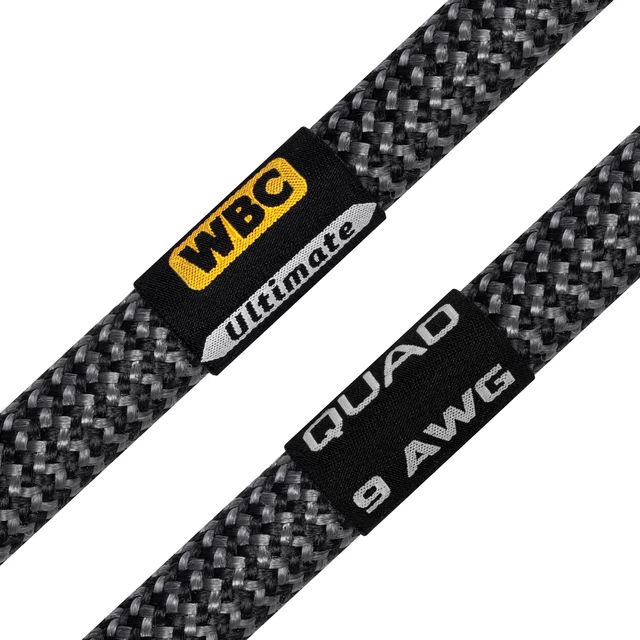 Alt view image 4 of 5 - WORLDS BEST CABLES 6 Foot Ultimate - 9 AWG - Ultra-Pure OFC Extra Premium Audiophile HiFi Bi-Amp Speaker Cable Pair with Eminence Gold Banana Plugs & Carbon Tweed Jacket
