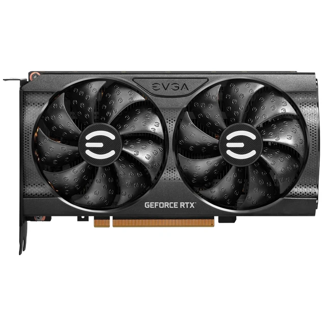 Alt view image 2 of 5 - EVGA GeForce RTX 3050 XC Gaming, 08G-P5-3553-KR, 8GB GDDR6, Dual-Fan, Metal Backplate