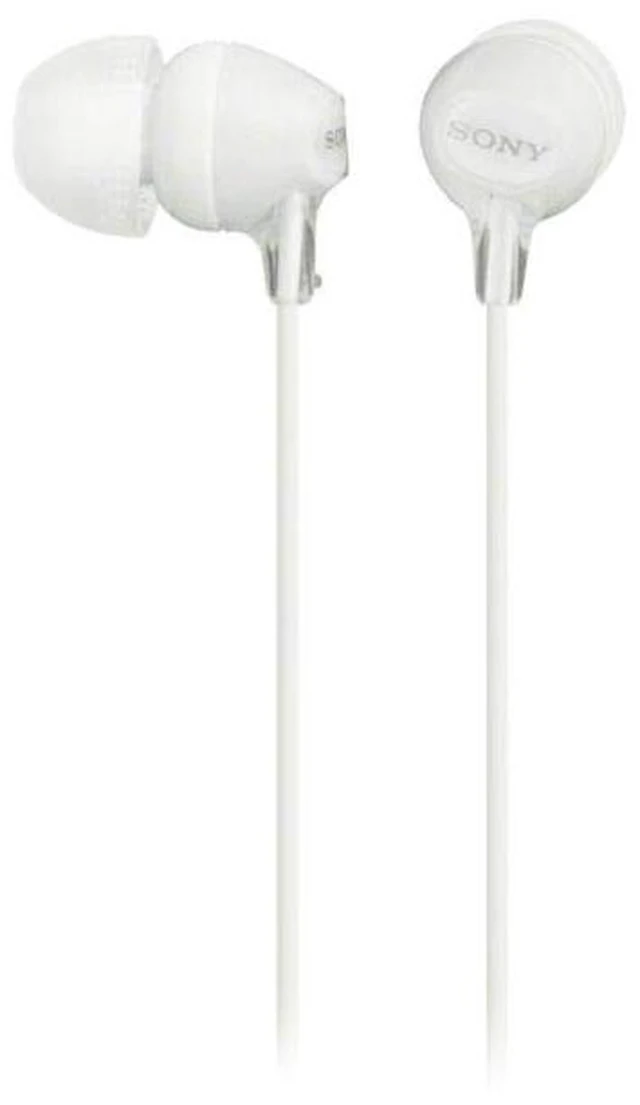 Main image of Sony MDR-EX15LPW White in Ear Headphones MDREX15