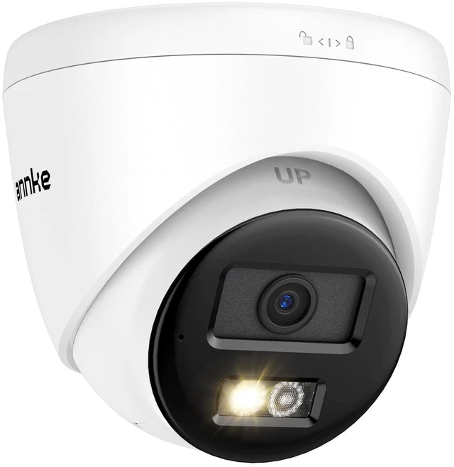 Main image of ANNKE 5MP PoE Security Camera with Red & Blue Strobe Flash Light Alarm