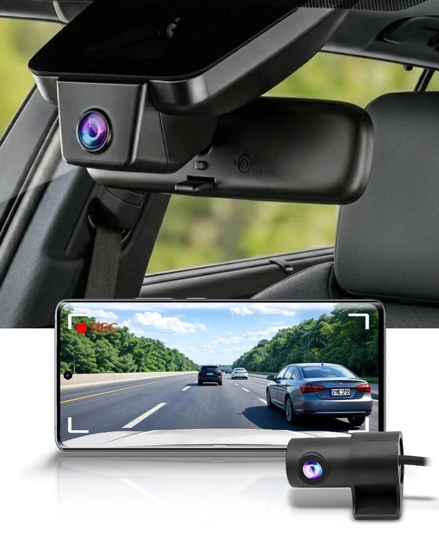 Main image of Fitcamx Front 4K+Rear 1080P Dash Cam Adapts for Toyota bZ4X 2023-2026 XLE Plus Limited Nightshade, Integrated OEM Look, 2 Way HD Video, WiFi & APP, Loop Recording, G-Sensor, Easy to Use, 128GB Card