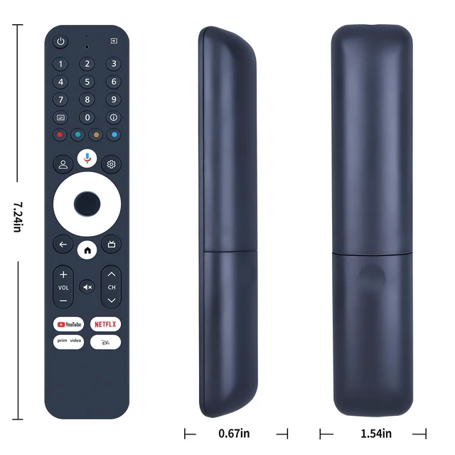 Alt view image 2 of 3 - Replacement Voice Remote for Infomir MAG555 Streaming Media Player