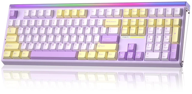 Main image of Aula H108 Wireless Silent Mechanical Keyboard with Number Pad Hot Swappable