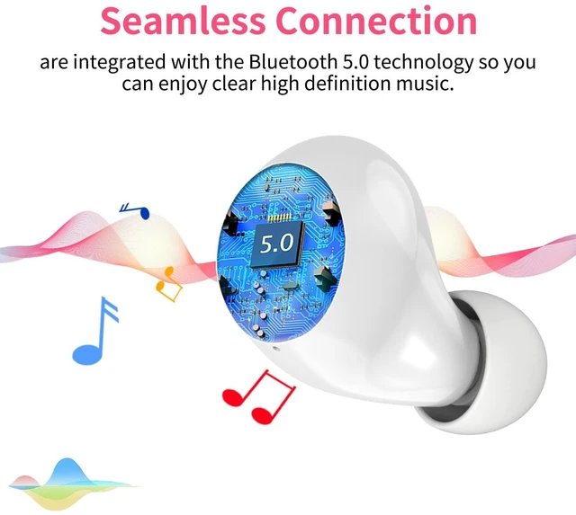 Alt view image 4 of 5 - AMAFACE Bluetooth Wireless Earbuds for Kids Small Ears, TWS Bluetooth Headphones, HiFi Stereo Wireless Earphones Sweat-Proof Touch Control Headset with Cartoon Charging Case - Piggy Cat