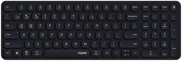 Main image of Rapoo E9310M Wireless Keyboard for Mac/iPad/PC, Multi-Device Bluetooth Keyboard with Number Pad, Low-Profile, Quiet Typing, 99-Key, Battery Powered, Support 4 Devices for Windows, Linux, Chrome