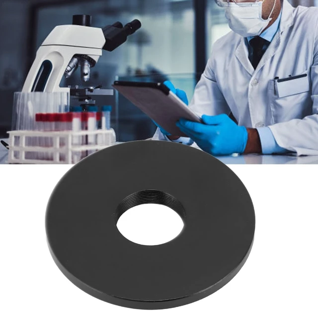 Alt view image 2 of 5 - LAISANIM Auto Focus Microscope Lens Adapter, RMS Thread Aluminum Alloy Camera Adapter for DSLR & Microscope Objective Lens, Anodized Replacement Accessory (67mm)