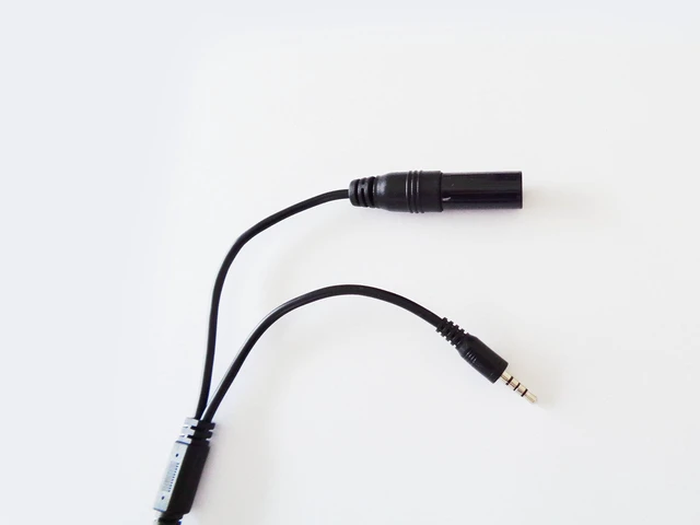 Alt view image 3 of 5 - OSEI LLC Helicopter to General Aviation Adapter with Auxiliary Male 3.5 mm Plug for Android Phone