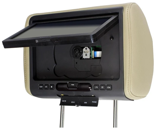 Alt view image 4 of 5 - Audiovox AVXMTGHR9HD Single 9 Headrest w. DVD