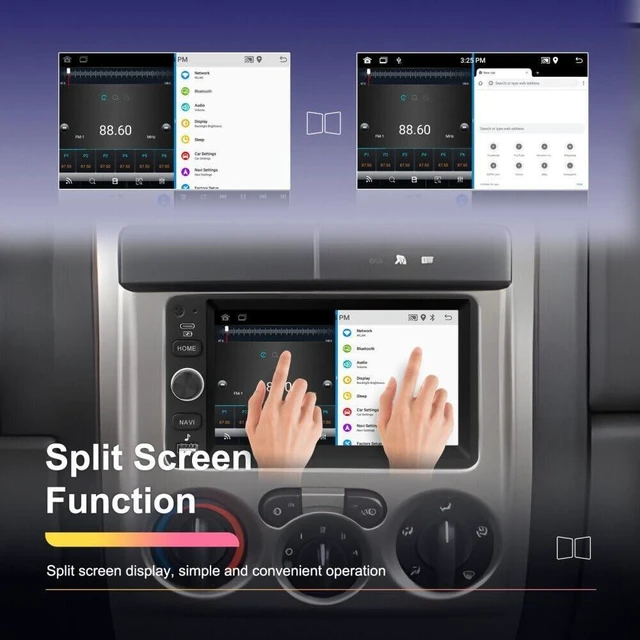 Alt view image 5 of 5 - 4+64G Car Stereo Radio for Chevy 2003-2006 Tahoe Colorado Savana Silverado 1500 for GMC Canyon Yukon Sierra Hummer Blazer 7 Touchscreen Wireless for Carplay Android Auto Double Din Android 13
