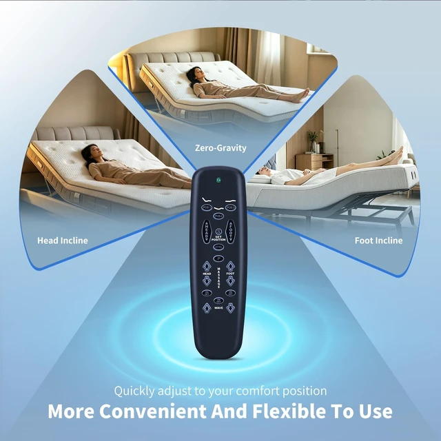 Alt view image 4 of 5 - Replace Remote for Ergo Raven Tempurpedic Lifestyles S-Cape Adjustable Bed