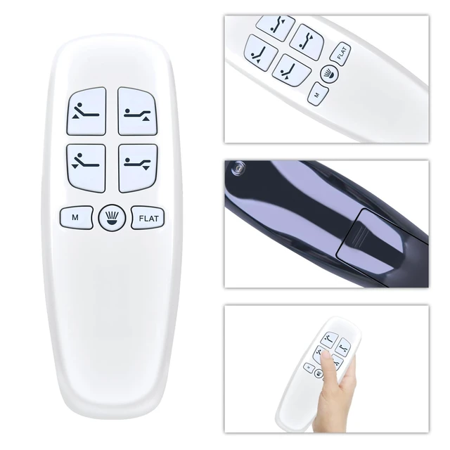 Alt view image 4 of 4 - Rankle Memory Replacement Remote for Lucid L300 Adjustable Bed, for Bed Tech Bedtech BT2000, for Milemont Richmat HJH13D, for AMBEE21 CastleBeds (Version Without BT)