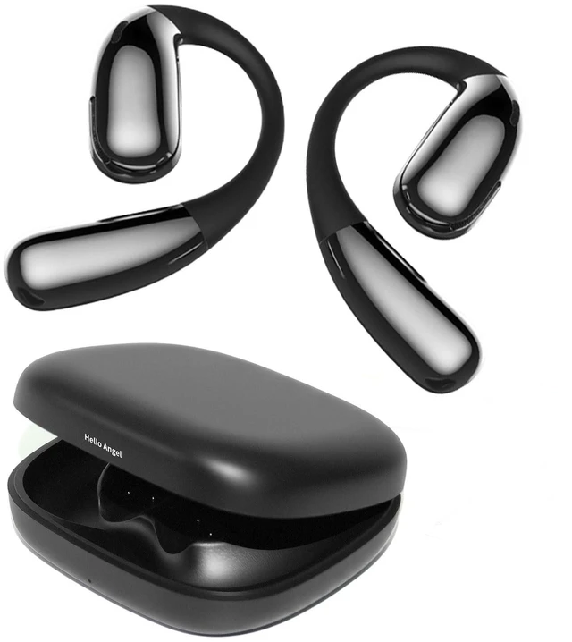 Main image of Open Ear Headphones, Bluetooth Wireless Earbuds with Built-in Mic, Secure Comfortable Fit, Sweat-Resistant Sports Headphones for Running, Workout, Cycling & Everyday Wear, Long Battery Life