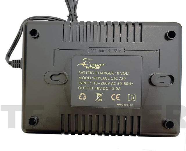 Alt view image 4 of 10 - Replace Charger for Snap on CTC720,Compatible with Snap on CTB8185 CTB7185 CTB8187 CT7850 CDR7850H CTL7850 CTB7185Lithium-ion Only