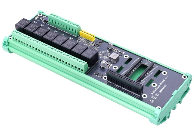 Alt view image 5 of 5 - 8 Channel Relay Modules Compatible with Raspberry Pi and for Raspberry Pi Pico, Optocoupler Isolated Relay Expansion Board, 5-12V Wide Voltage Input, GPIO Jumper Select, LED Status