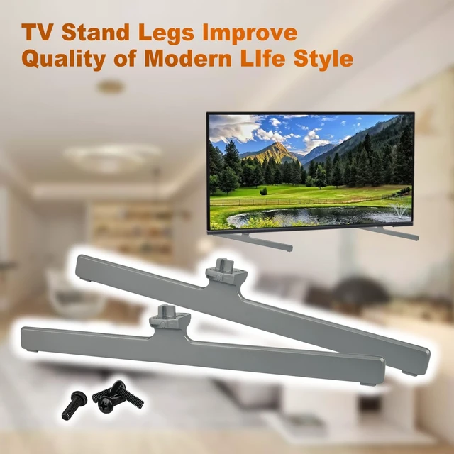 Alt view image 2 of 5 - TV Legs Table Stand Feet Replacement Fit for HISENSE 75U6H Smart Google TV