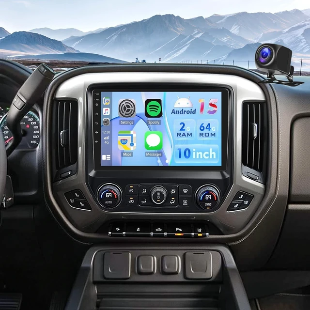 Main image of 4Core+64G Android Car Radio for Chevy Silverado GMC Sierra 2014-2018