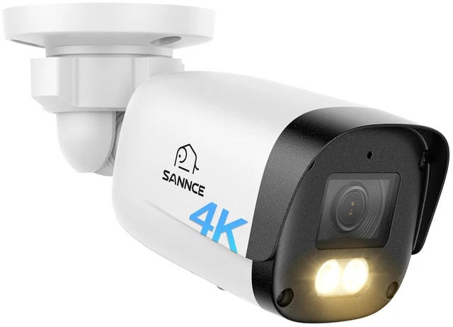 Main image of SANNCE 4K 8MP PoE Bullet Security Camera(Without MicroSD Card)