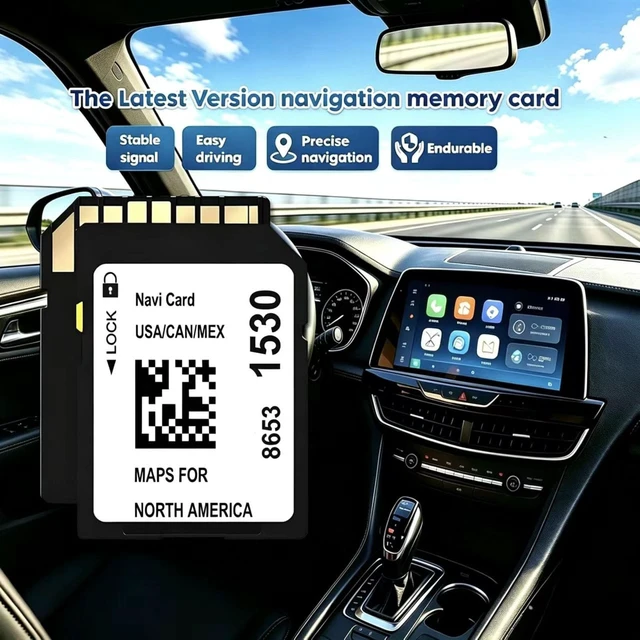 Alt view image 4 of 5 - 2026 Navigation SD Card Map Update Version 8653 1530,Compatible with GM Chevrolet GMC Cadillac Buick,GPS Maps USA,Canada,Mexico