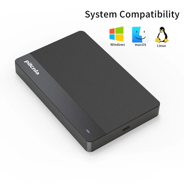 Alt view image 3 of 5 - PILCNLA Ultra Slim Portable External Hard Drive 250GB USB3.0 HDD Storage for Xbox One X/S, Xbox 360, PS4, PC, Desktop, Laptop, MacBook, Chromebook