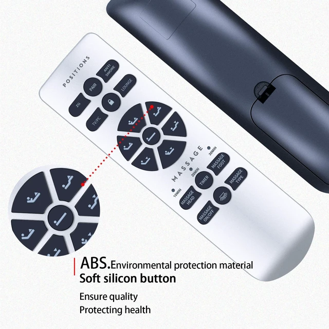 Alt view image 3 of 5 - SJUIF Remote for OKIN RF.50.19.24, for MAXXPRIME K8 Adjustable Bed