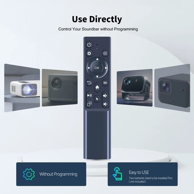 Alt view image 2 of 5 - Snrigw Remote for Philips NeoPix Prime 2 VGS004750/NPX542/INT Projector