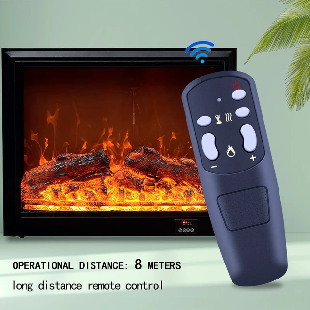 Alt view image 2 of 5 - WDZP New Replacement Remote Control fit for Touchstone 80001 80002 80008 80026 heidenfeld David e-Flame BLT-999A-7-H Electric Fireplace