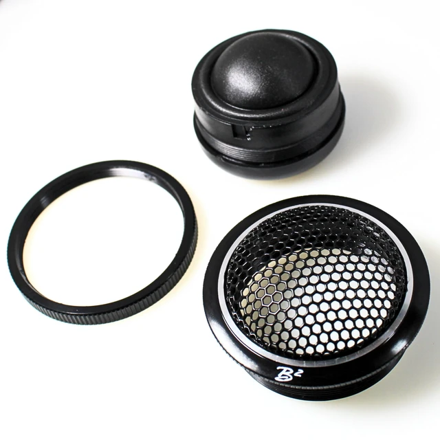 Alt view image 4 of 5 - B2 Audio Pair of Mani Series 1.5" 15 Watts RMS 4 Ohms Flush Mount Tweeters