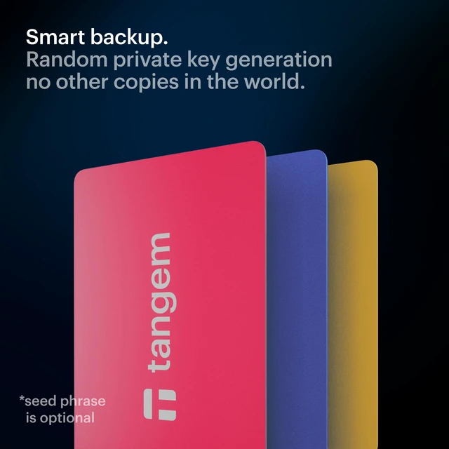 Alt view image 4 of 5 - TANGEM Crypto Wallet Pack of 3 - Trusted Cold Storage. Spring Bloom