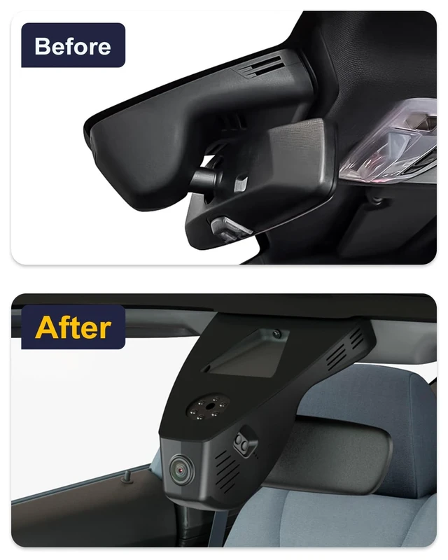 Alt view image 3 of 5 - Fitcamx Front 4K+Rear 1080P Dash Cam Adapts for Toyota GR Supra 2020-2026 (HD2-4031), OEM Factory Look, 2 Way HD Video, WiFi & APP, Loop Recording, Collision Detection, Easy to Set, 128GB Card