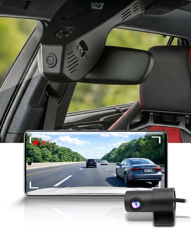 Main image of Fitcamx Front 4K+Rear 1080P Dash Cam Adapts for Toyota GR Supra 2020-2026 (HD2-4031), OEM Factory Look, 2 Way HD Video, WiFi & APP, Loop Recording, Collision Detection, Easy to Set, 128GB Card