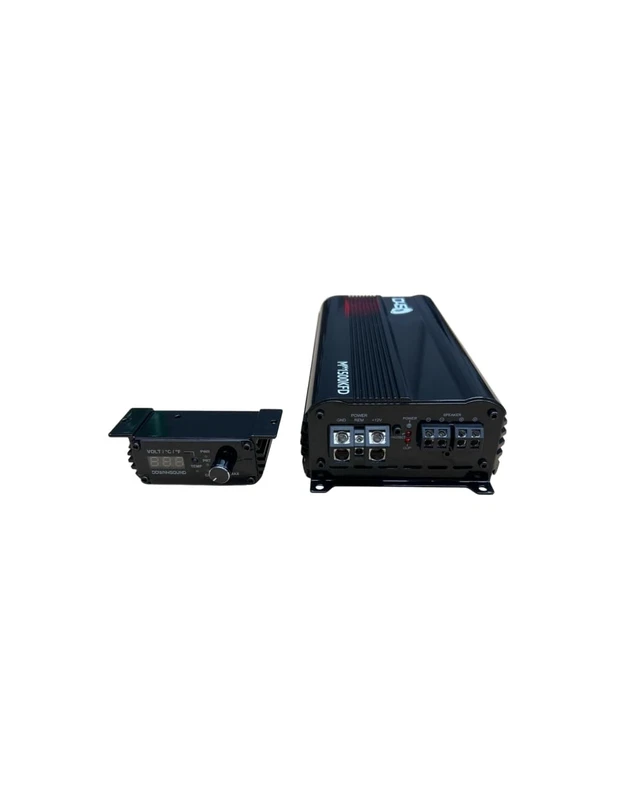 Alt view image 2 of 4 - Down4Sound MM1500KFD Mini Maxx Black Gloss 1500W RMS Mini Full Bridge Monoblock Car Audio Amplifier
