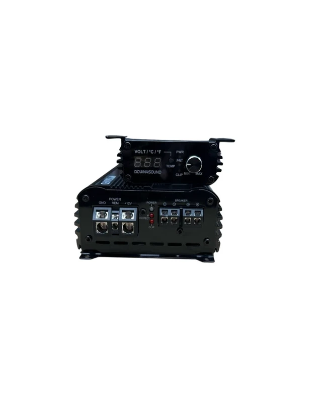Alt view image 4 of 4 - Down4Sound MM1500KFD Mini Maxx Black Gloss 1500W RMS Mini Full Bridge Monoblock Car Audio Amplifier