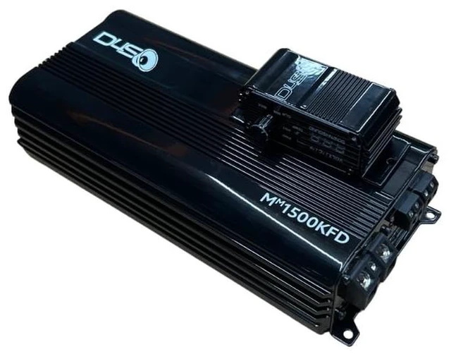 Main image of Down4Sound MM1500KFD Mini Maxx Black Gloss 1500W RMS Mini Full Bridge Monoblock Car Audio Amplifier
